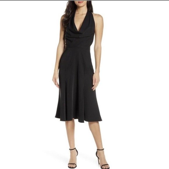 harlyn Dresses & Skirts - Harlyn Dress Black Size Small S A-Line Cowl